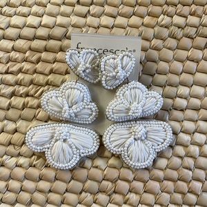 FRANCESCA’S bridal earrings